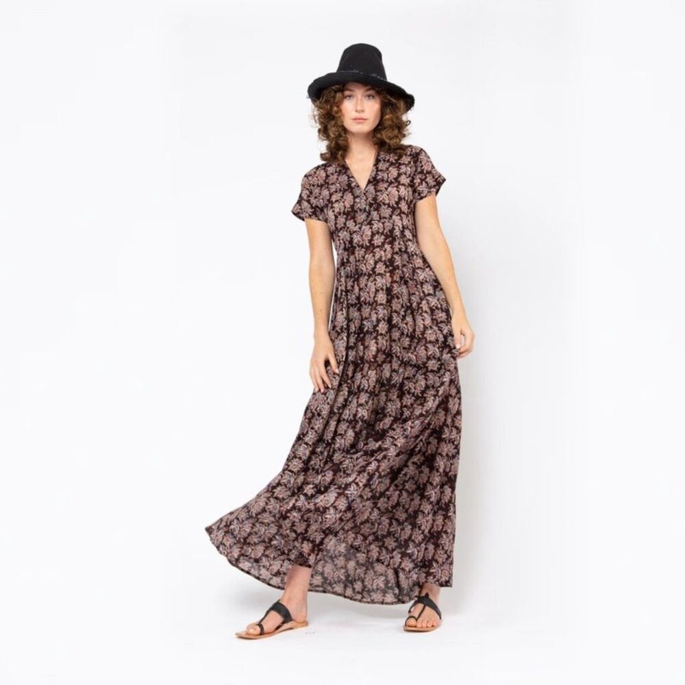 Matta NY Kheera Kalamkari Dress Size XS *FLAWED*